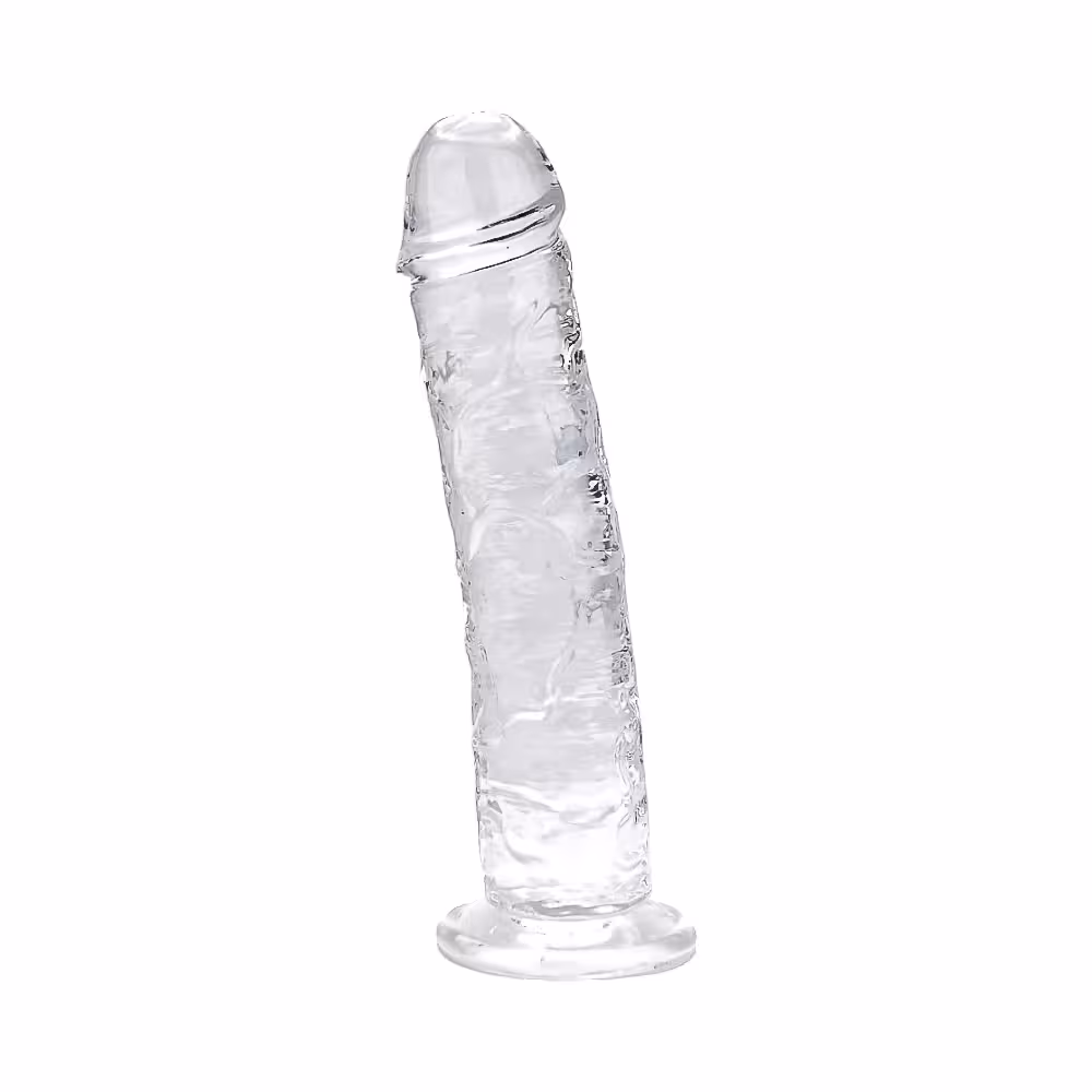 Loving Joy 8.5 Inch Suction Cup Dildo Clear image 2