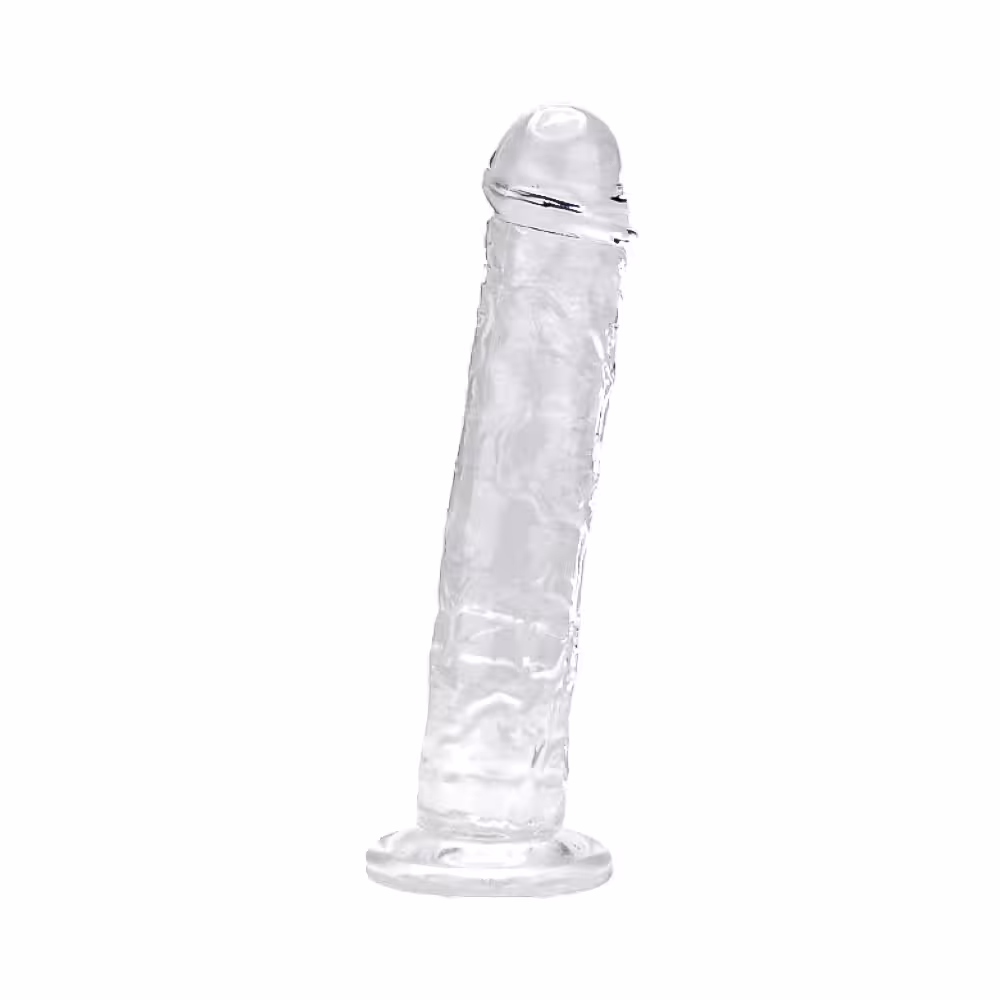 Loving Joy 8.5 Inch Suction Cup Dildo Clear image 3