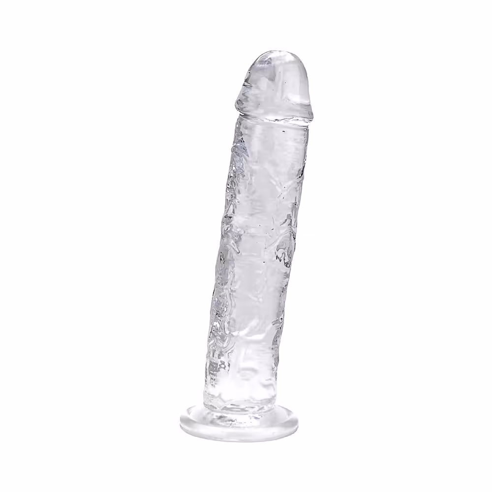 Loving Joy 8.5 Inch Suction Cup Dildo Clear image 4