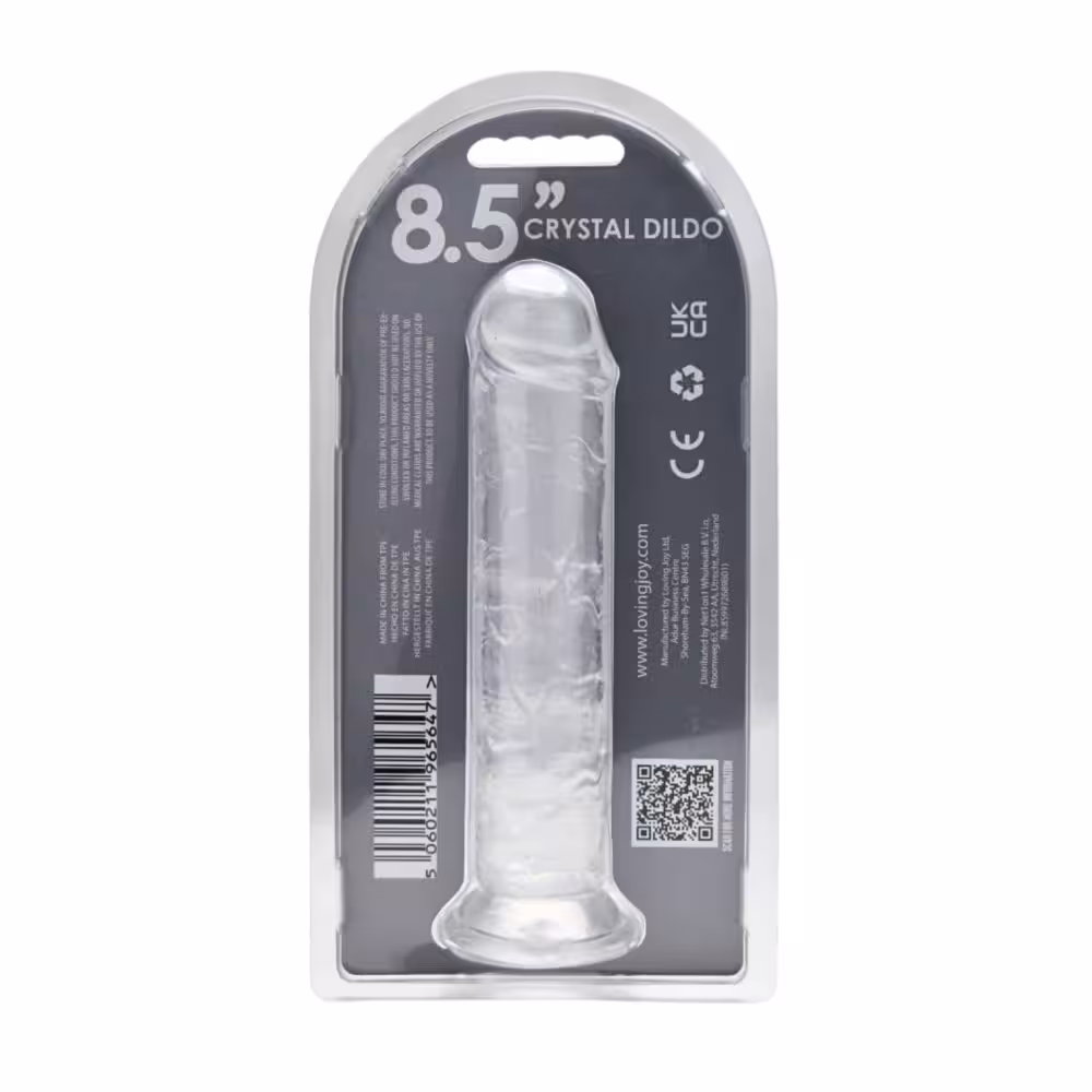 Loving Joy 8.5 Inch Suction Cup Dildo Clear image 6