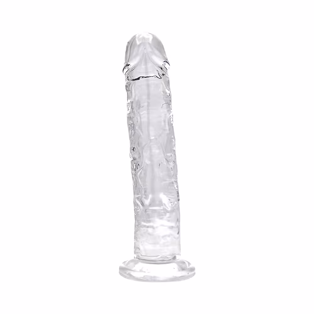 Loving Joy 9.5 Inch Suction Cup Dildo Clear image 3