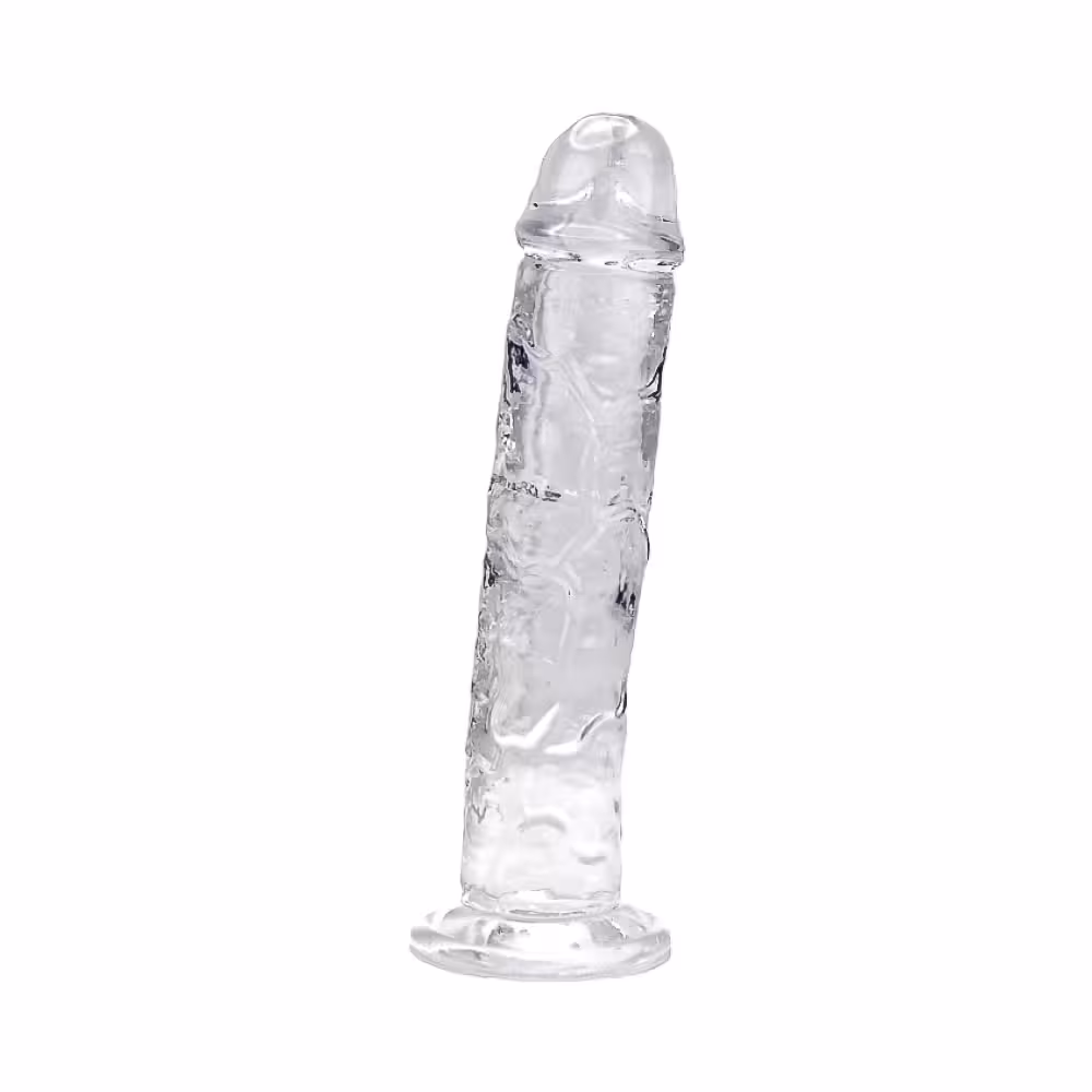 Loving Joy 9.5 Inch Suction Cup Dildo Clear image 4
