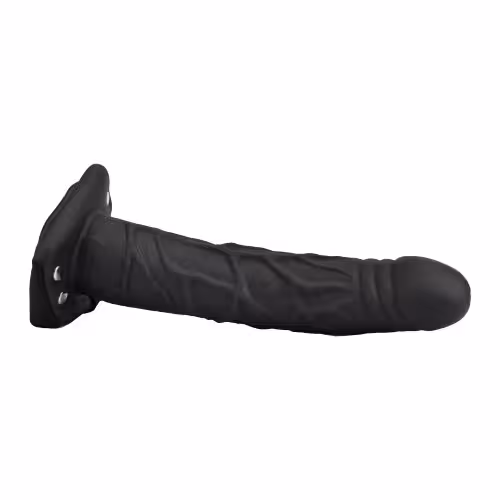 Loving Joy 9 Inch Hollow Strap On Black image 2