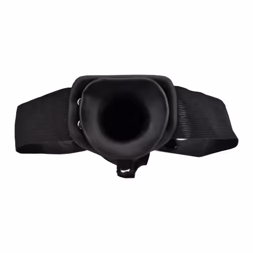Loving Joy 9 Inch Hollow Strap On Black image 4