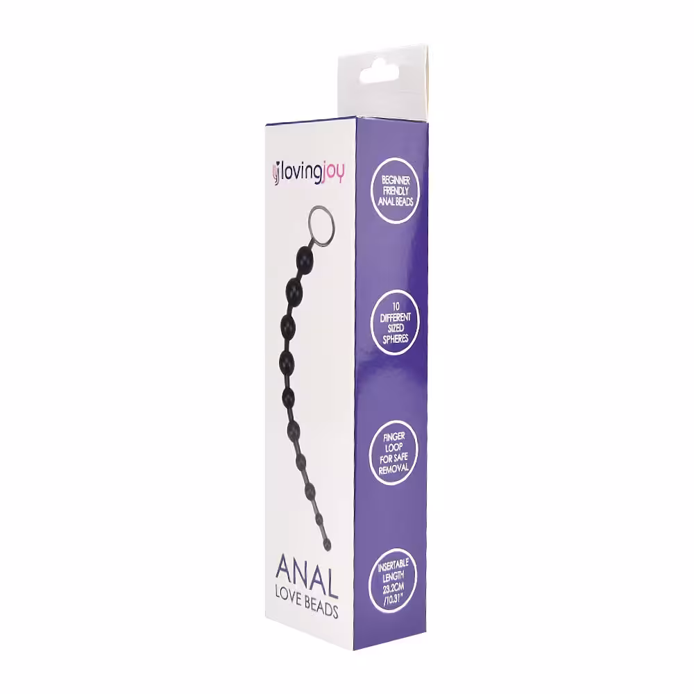 Loving Joy Anal Love Beads Black image 4