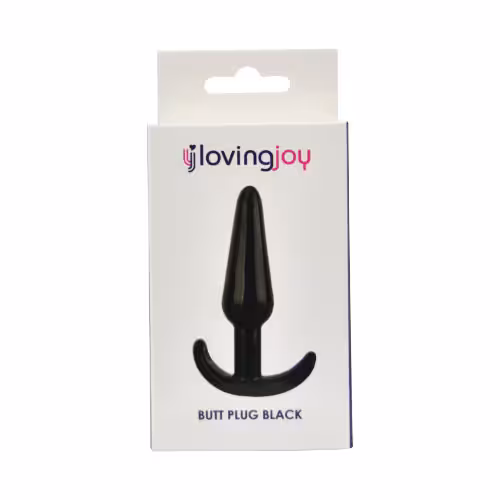 Loving Joy Butt Plug Black image 4