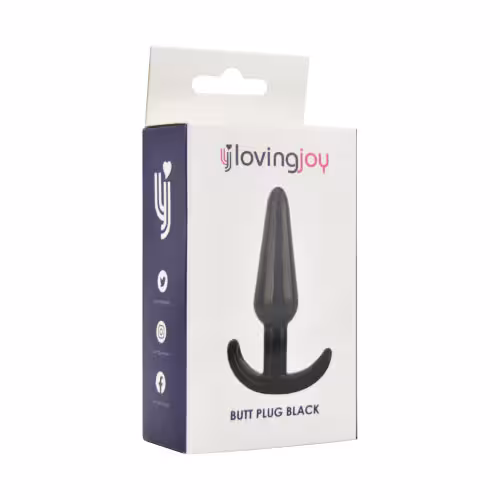 Loving Joy Butt Plug Black image 5