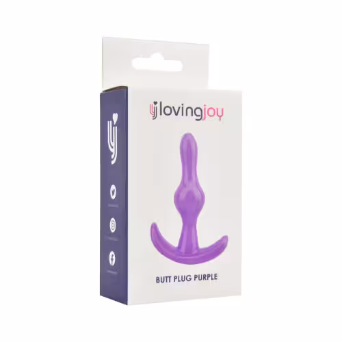 Loving Joy Butt Plug Purple image 5