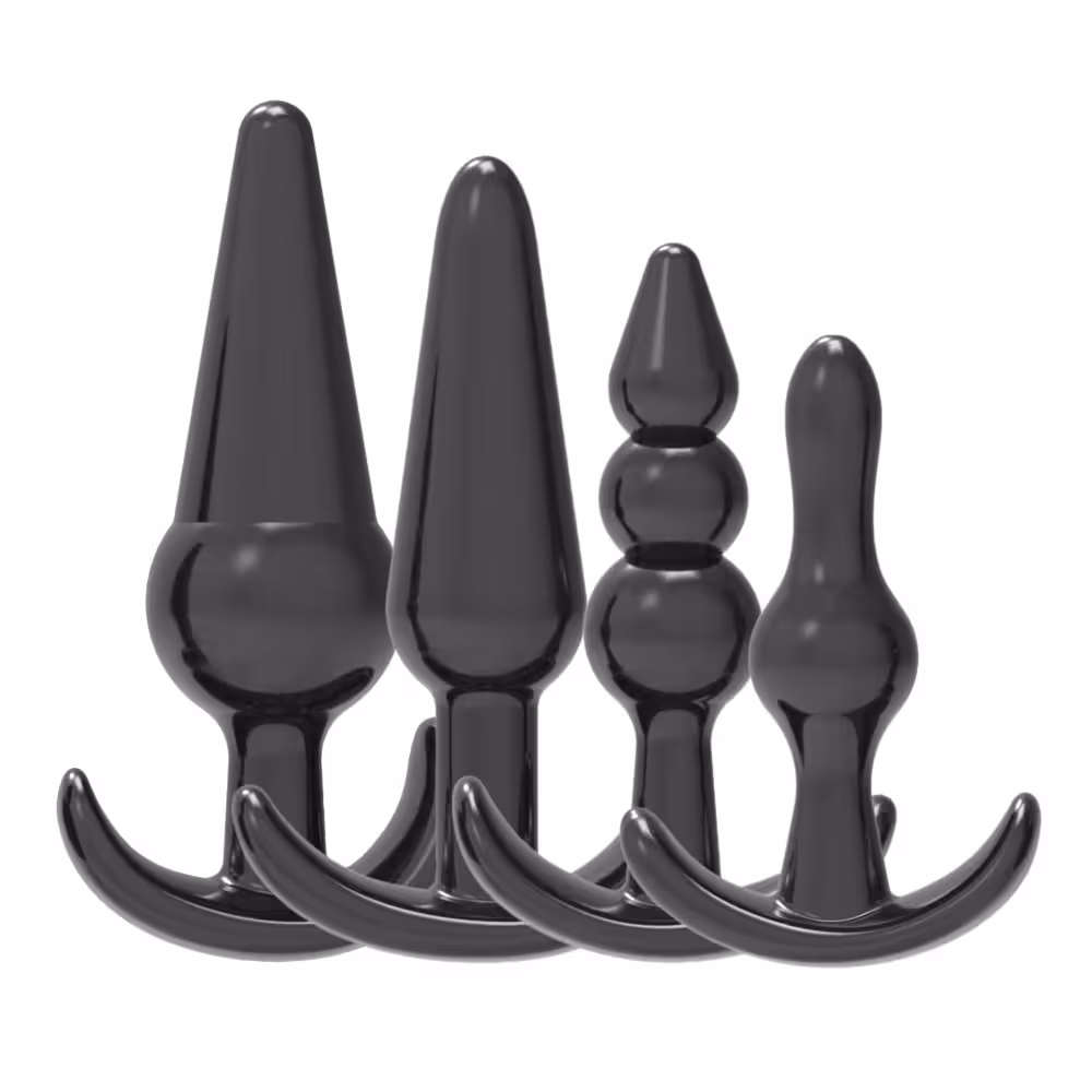 Loving Joy Butt Plug Training Kit Black image 2