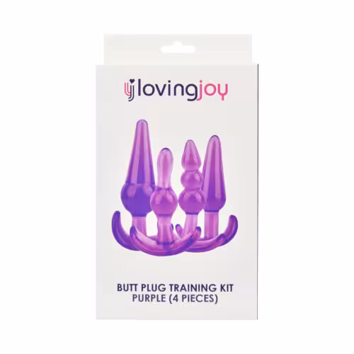 Loving Joy Butt Plug Training Kit Purple image 6