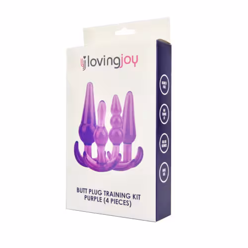 Loving Joy Butt Plug Training Kit Purple image 7