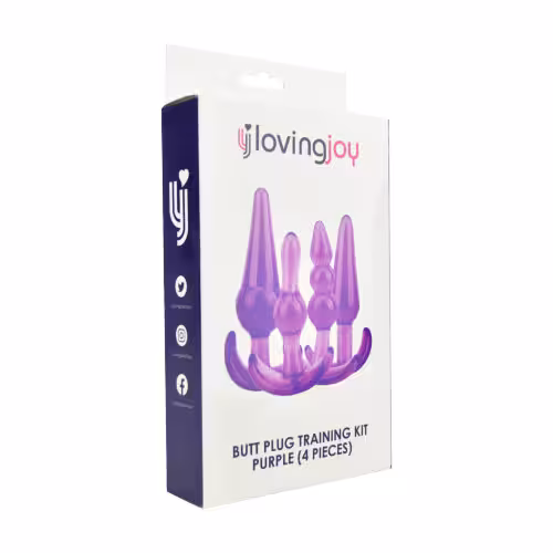 Loving Joy Butt Plug Training Kit Purple image 8