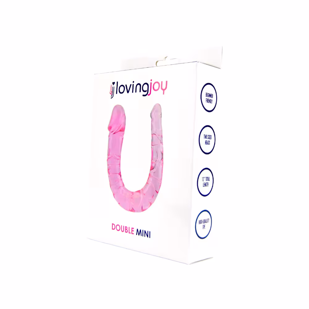 Loving Joy Double Mini Dildo Pink image 4