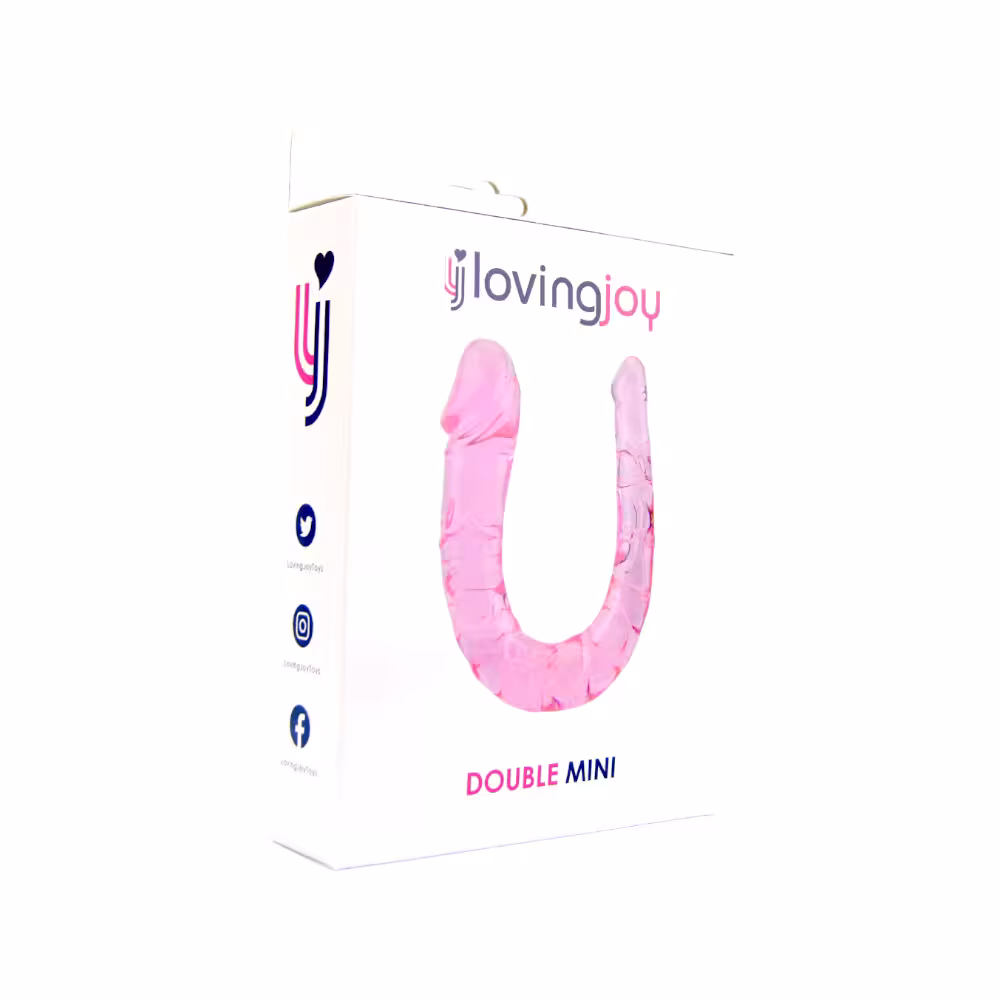 Loving Joy Double Mini Dildo Pink image 5