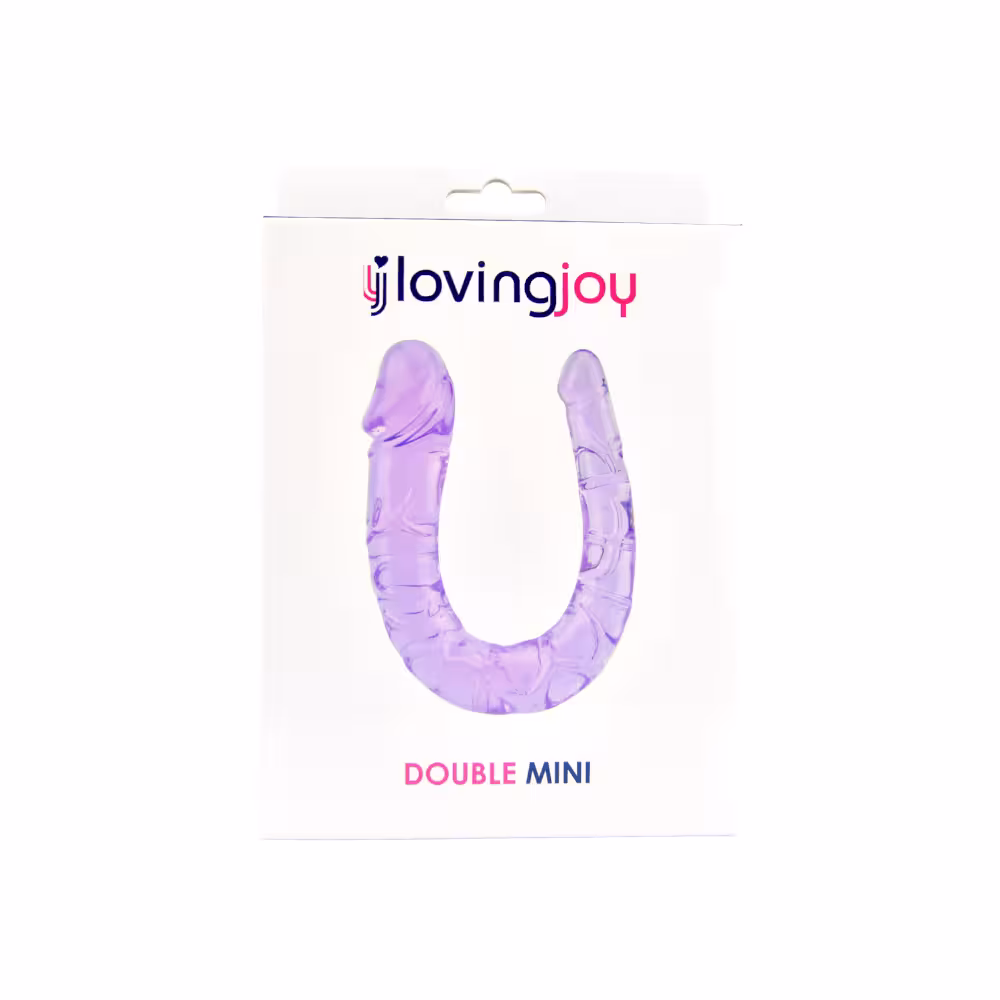 Loving Joy Double Mini Dildo Purple image 3