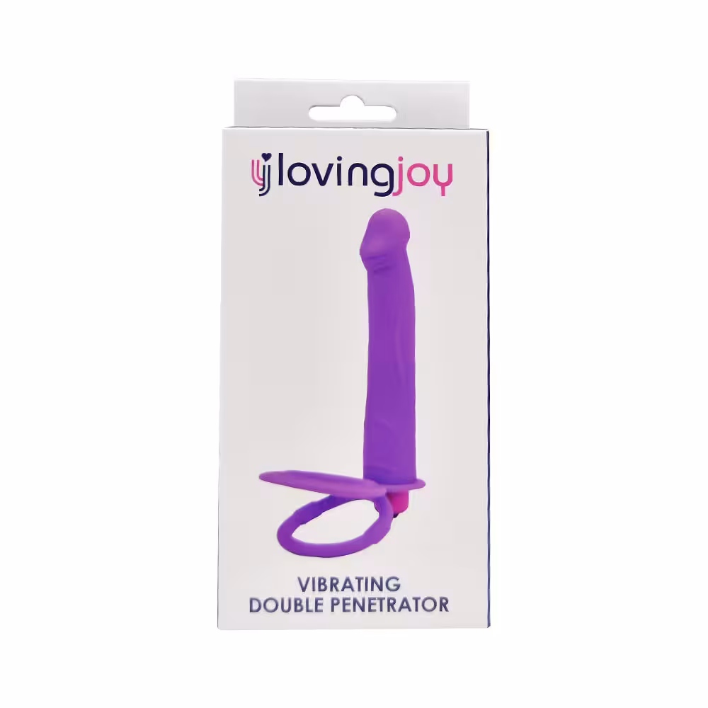 Loving Joy Double Penetration Strap On Vibrator image 3