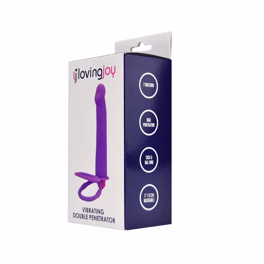 Loving Joy Double Penetration Strap On Vibrator image 5