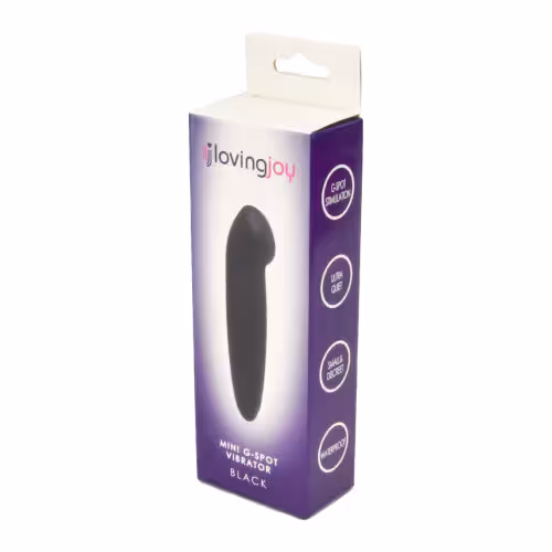 Loving Joy Mini G-Spot Vibrator Black image 5