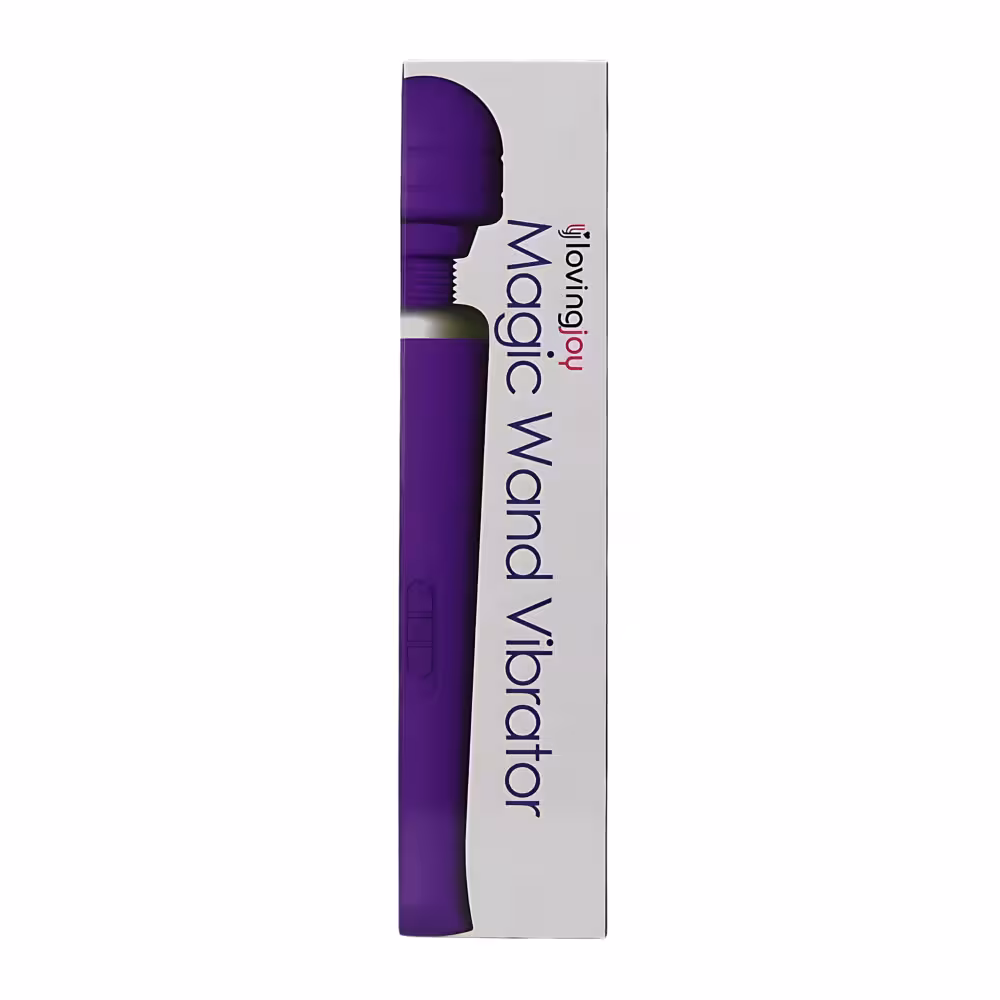 Loving Joy Rechargeable Magic Wand Vibrator Purple image 5