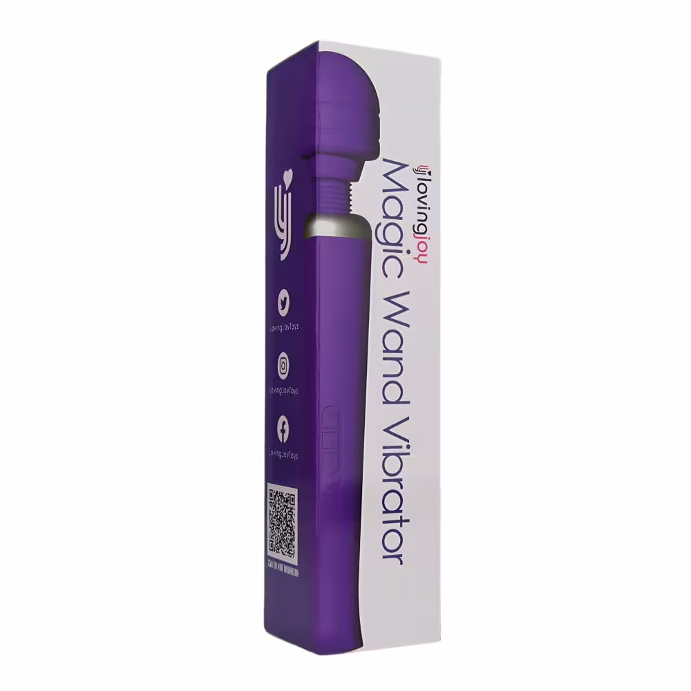 Loving Joy Rechargeable Magic Wand Vibrator Purple image 6