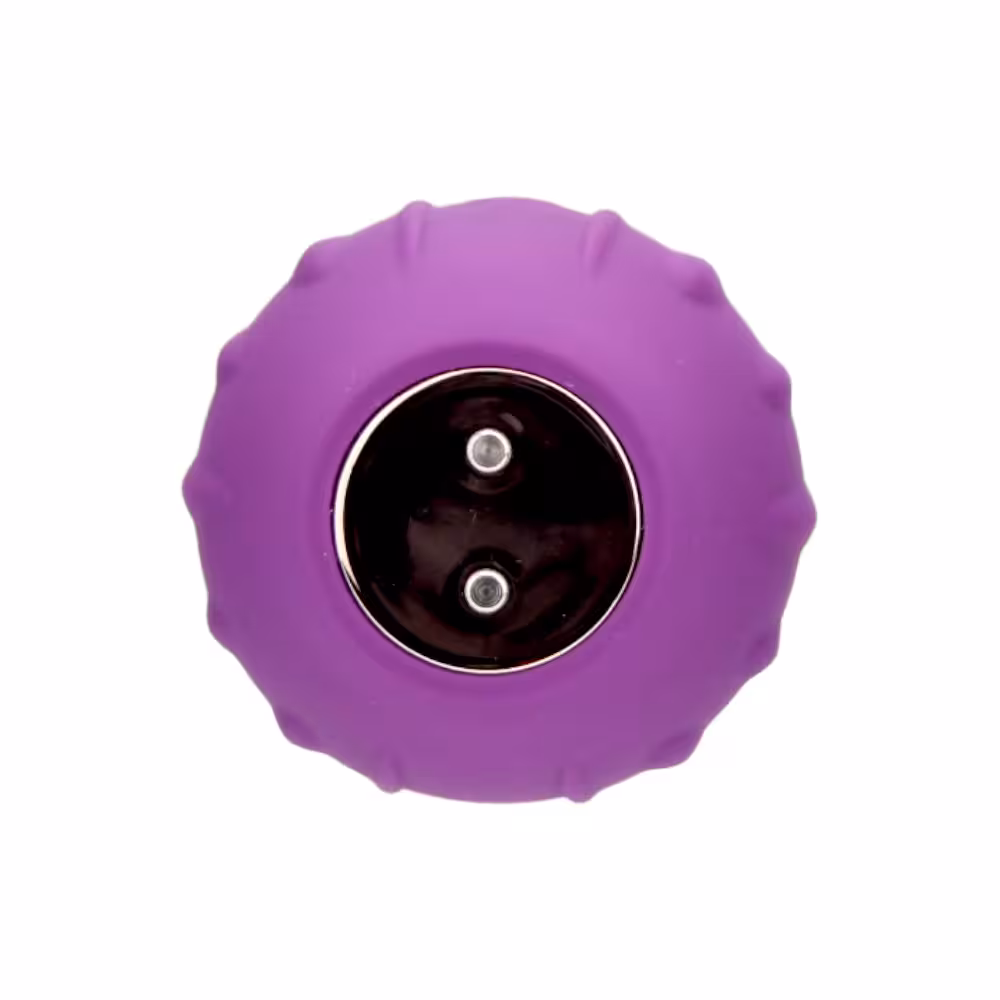Loving Joy Rose Licking Clitoral Vibrator Purple image 4