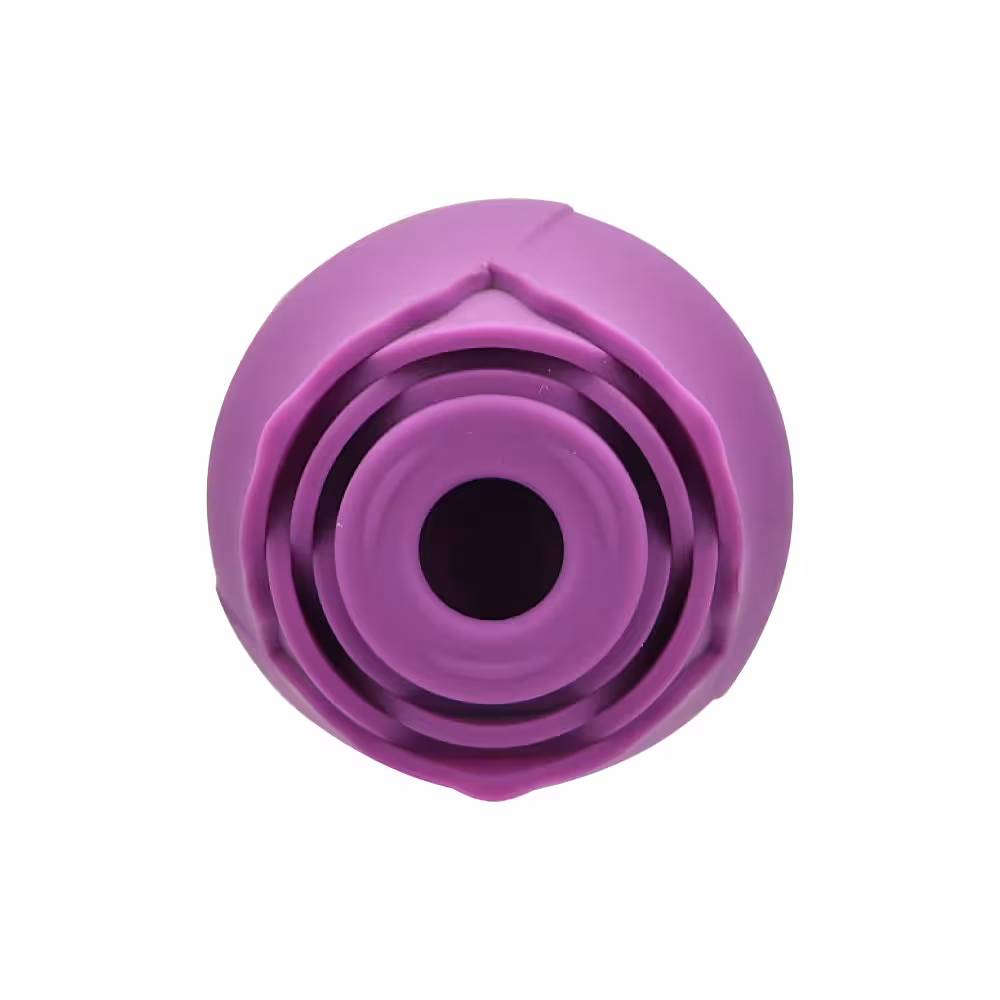 Loving Joy Rose Toy Clitoral Suction Vibrator Purple image 2