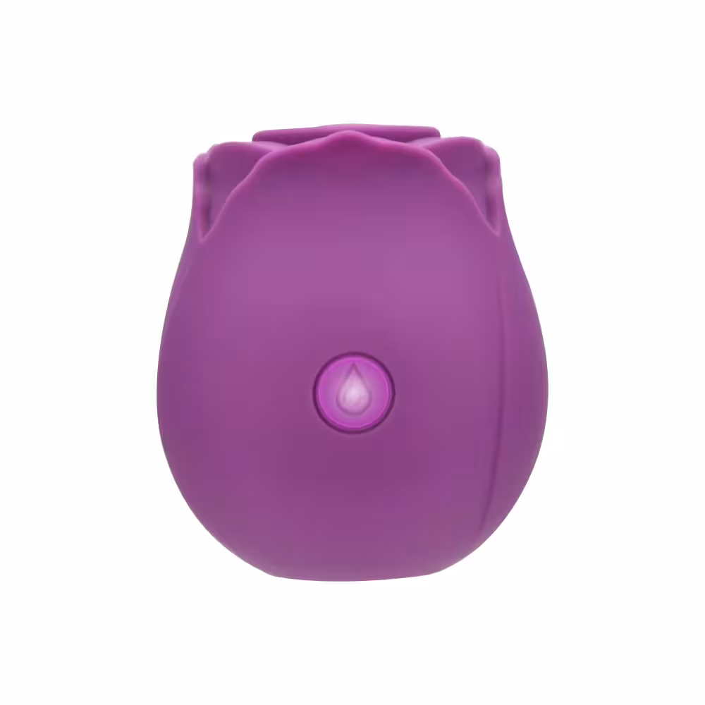Loving Joy Rose Toy Clitoral Suction Vibrator Purple image 3