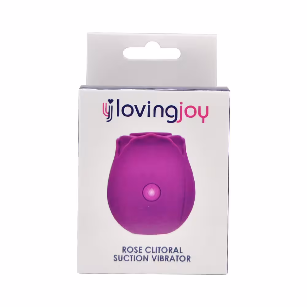 Loving Joy Rose Toy Clitoral Suction Vibrator Purple image 6