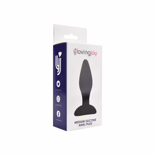 Loving Joy Silicone Anal Plug Medium image 8