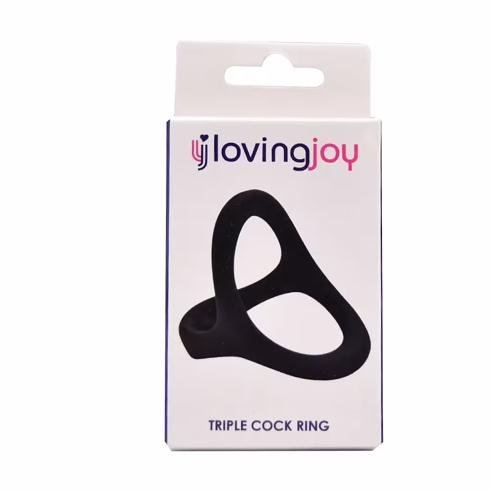 Loving Joy Silicone Triple Cock Ring image 4