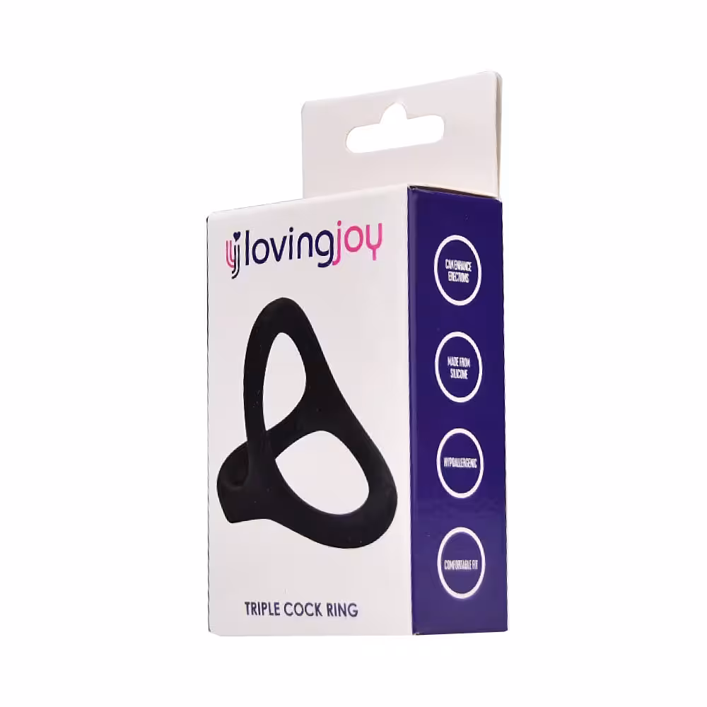 Loving Joy Silicone Triple Cock Ring image 6