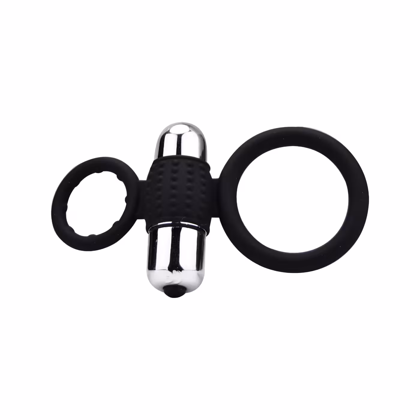 Loving Joy Silicone Vibrating Cock and Ball Ring image 3