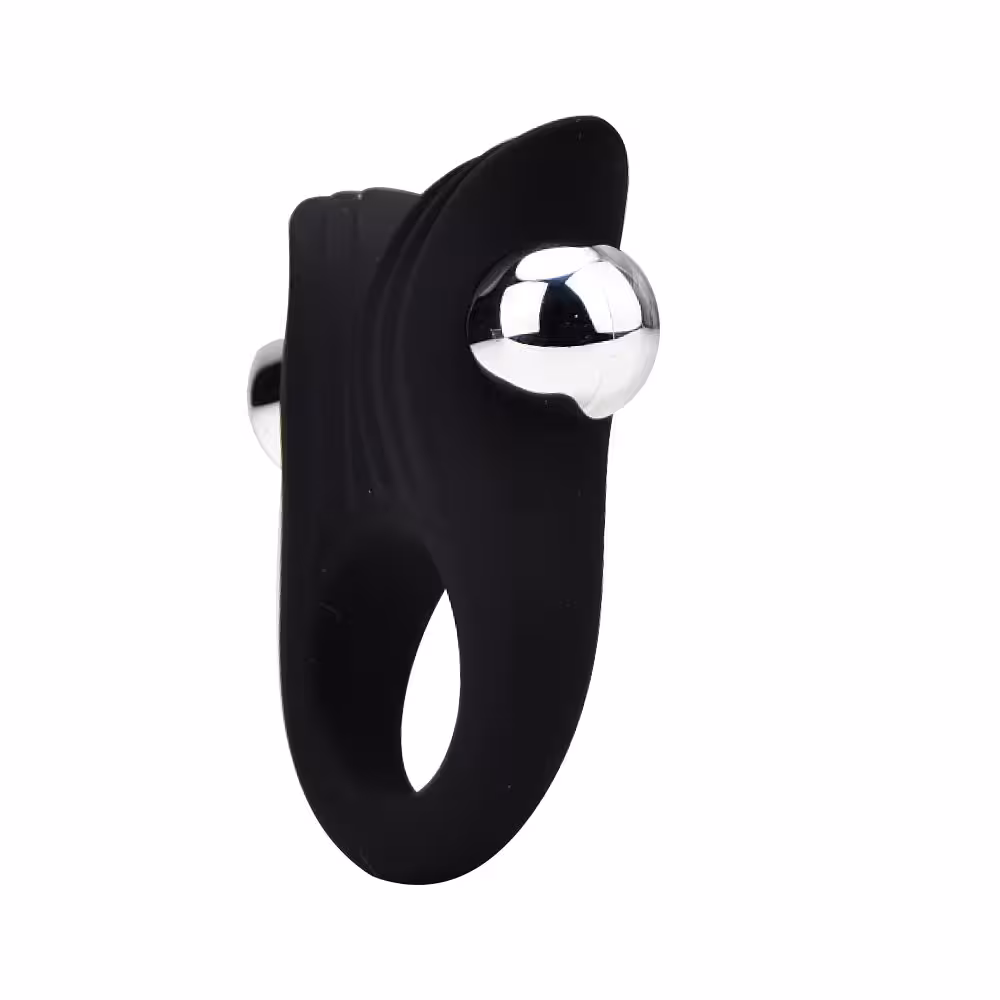 Loving Joy Silicone Vibrating Textured Cock Ring image 2