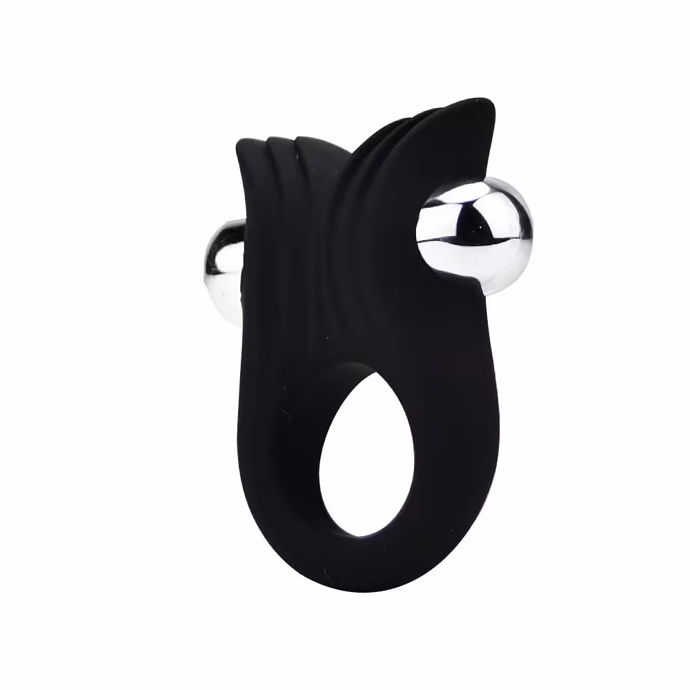 Loving Joy Silicone Vibrating Textured Cock Ring image 3