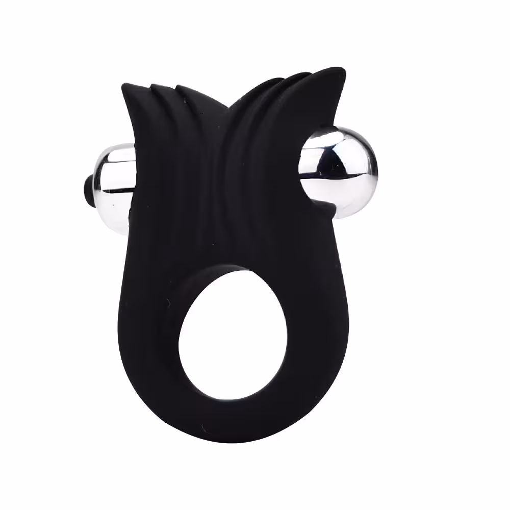 Loving Joy Silicone Vibrating Textured Cock Ring image 4