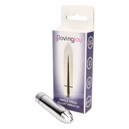 Loving Joy Single Speed Silver Bullet Vibrator image 4