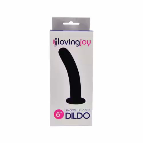 Loving Joy Smooth Silicone Dildo 6 Inch image 2