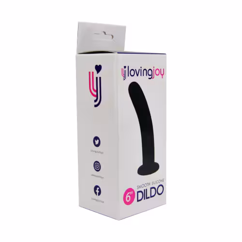Loving Joy Smooth Silicone Dildo 6 Inch image 4