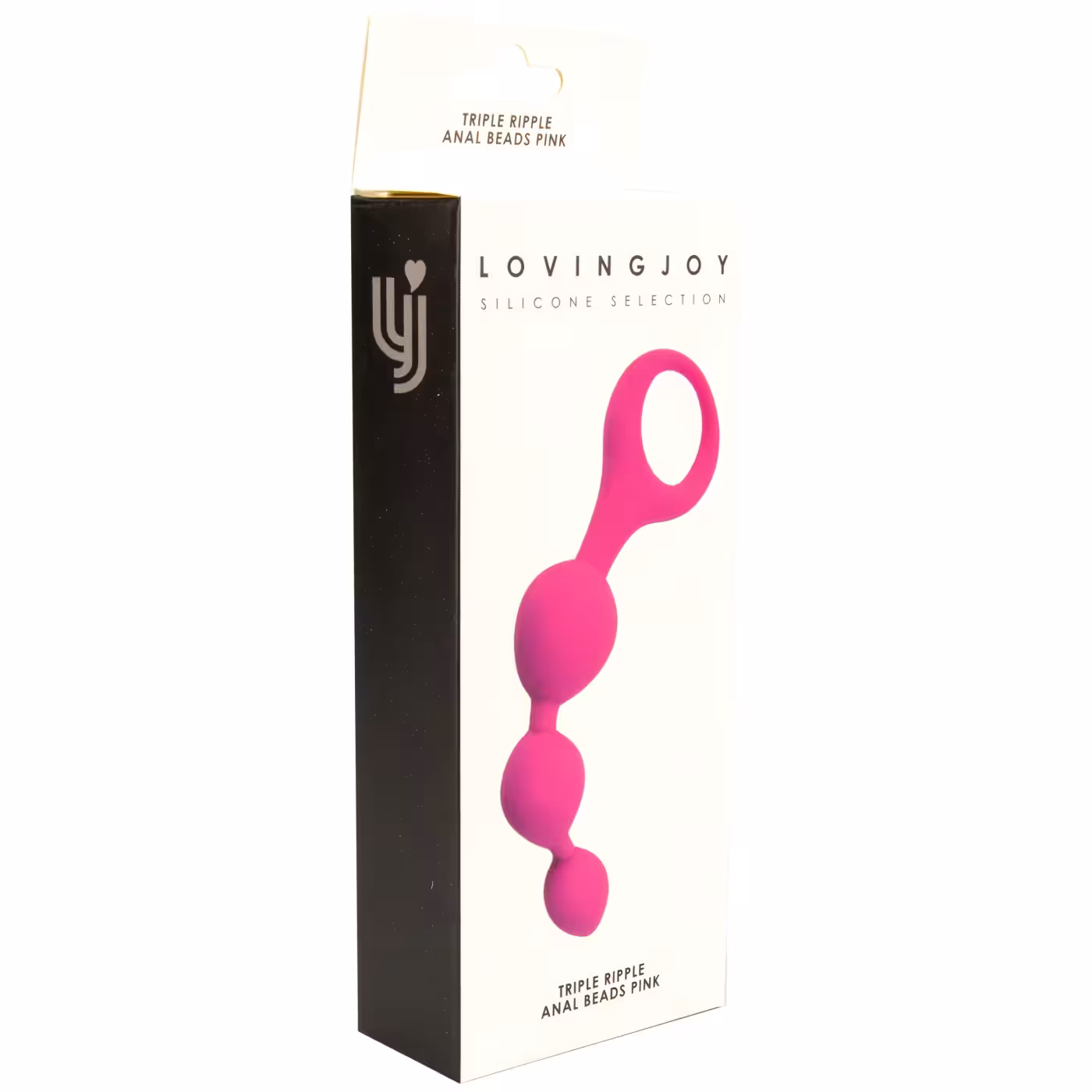 Loving Joy Triple Ripple Anal Beads-Pink image 8