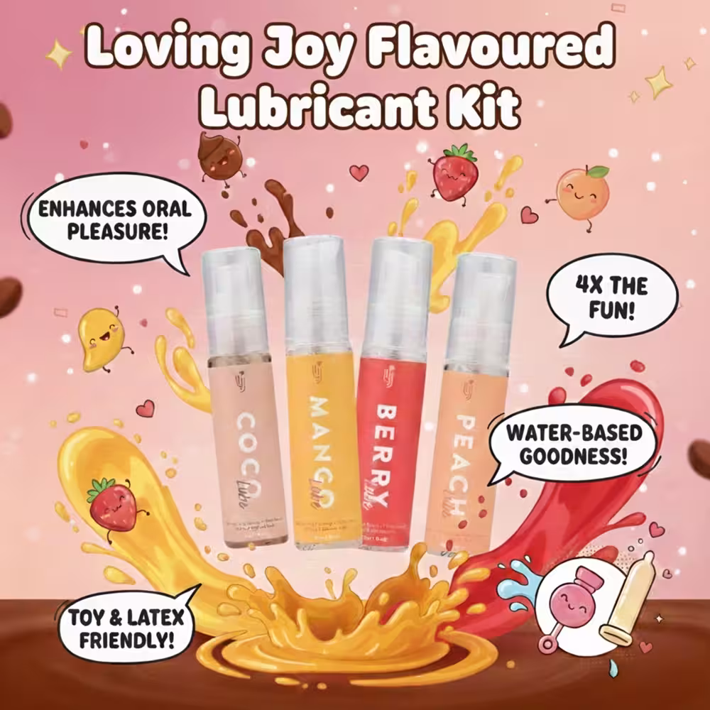 Loving Joy Flavoured Lubricant Set (4 Pack) image 6