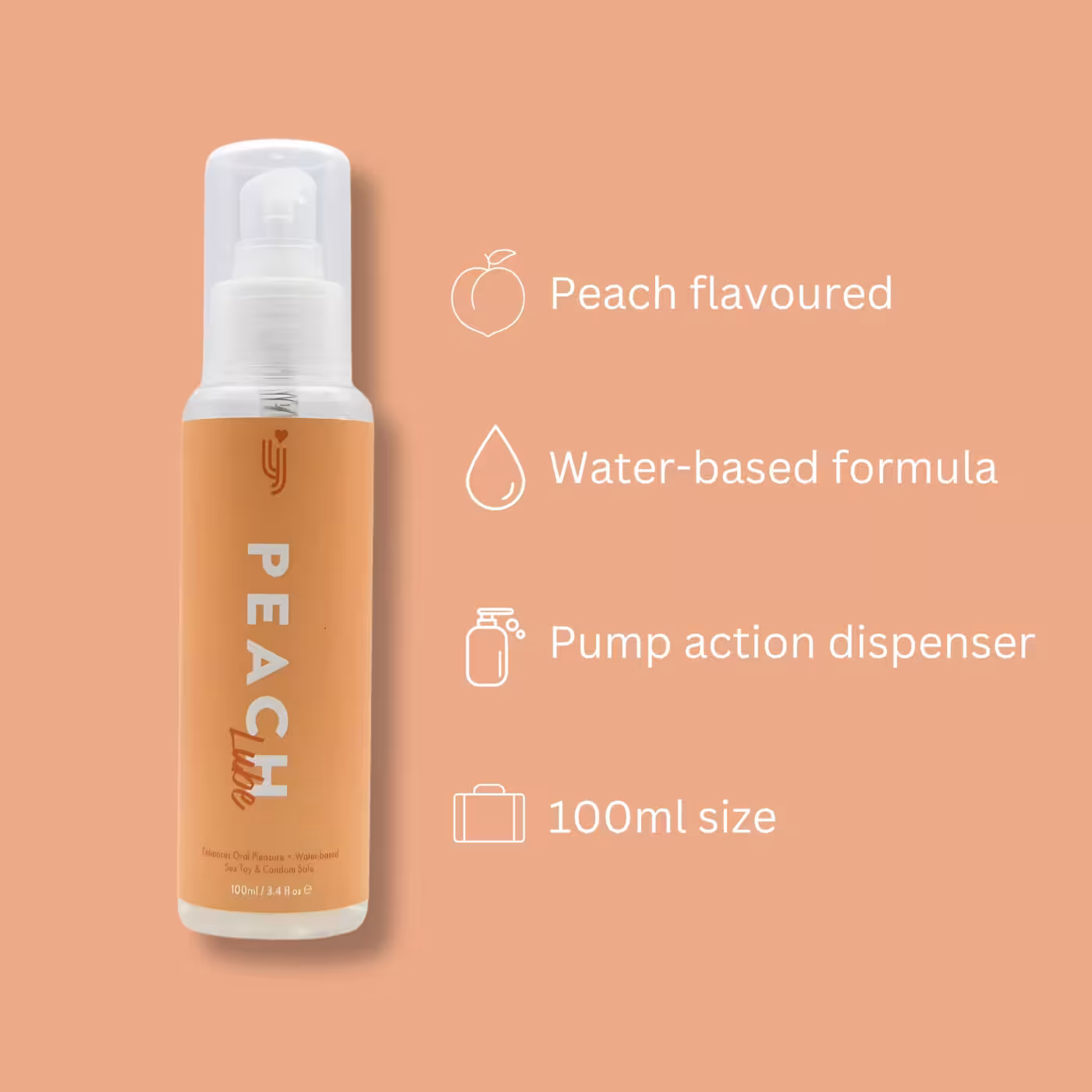 Loving Joy Peach Flavoured Lubricant 100ml image 7