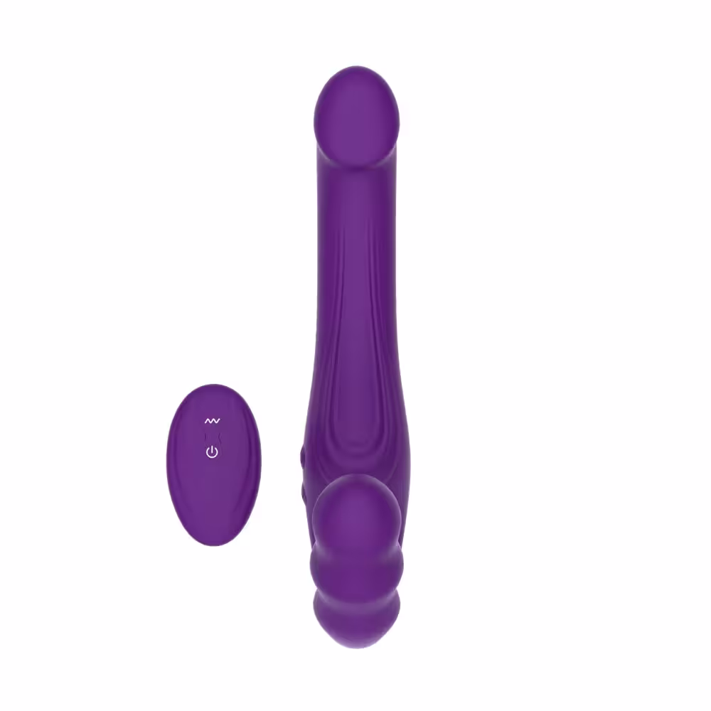 Mina Echo Remote Vibrating Strapless Strap On image 3
