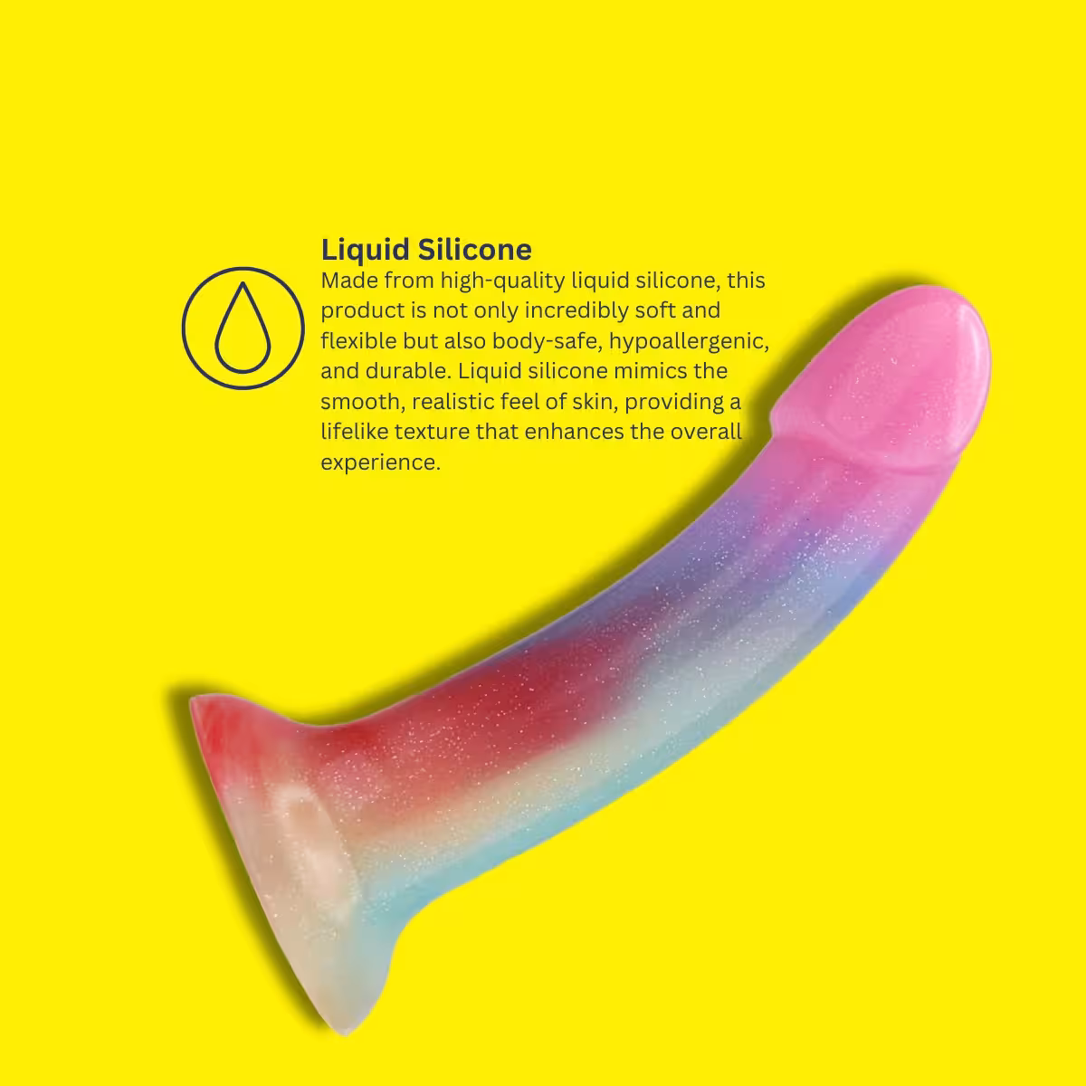 Mina Iridescent Silicone Dildo image 5