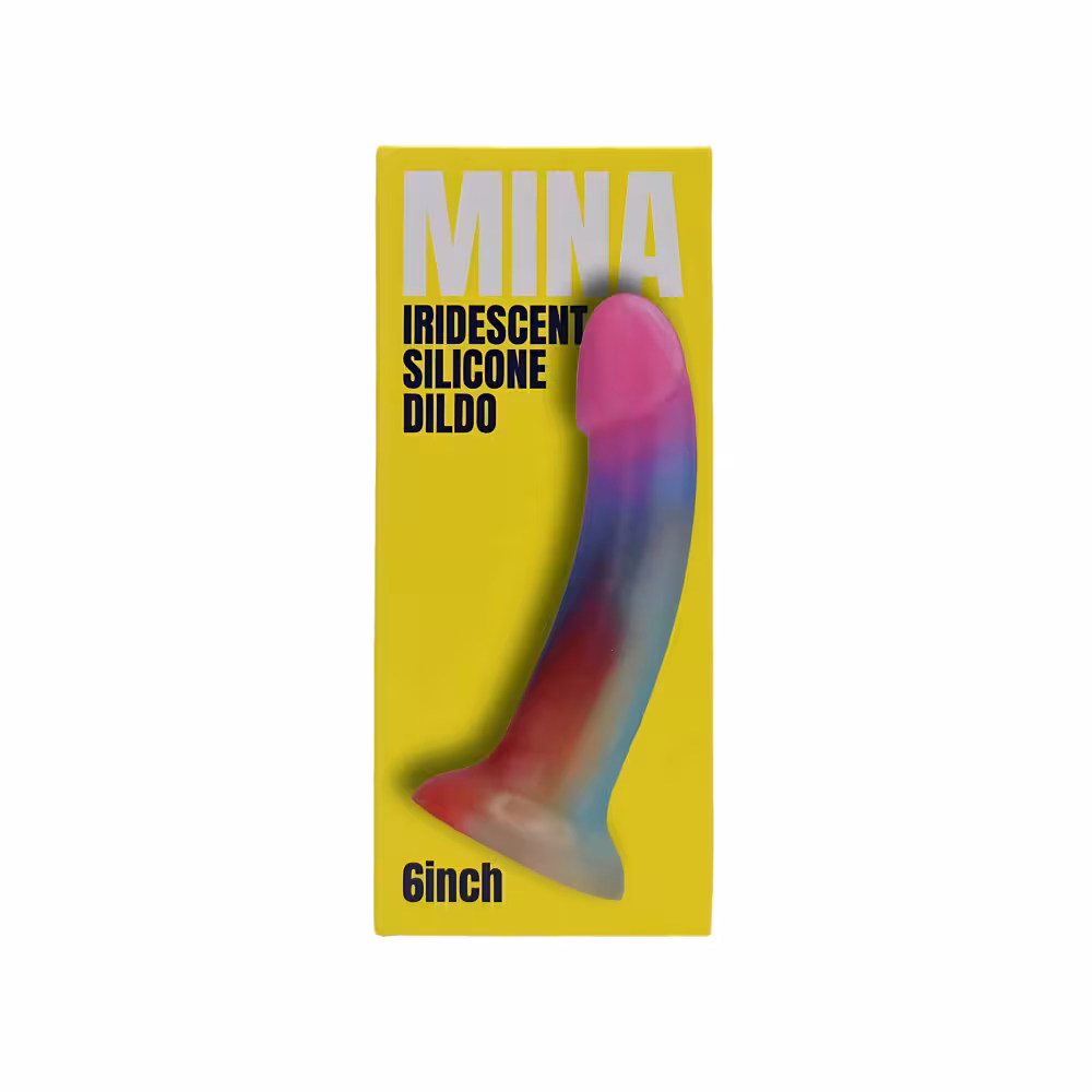 Mina Iridescent Silicone Dildo image 7
