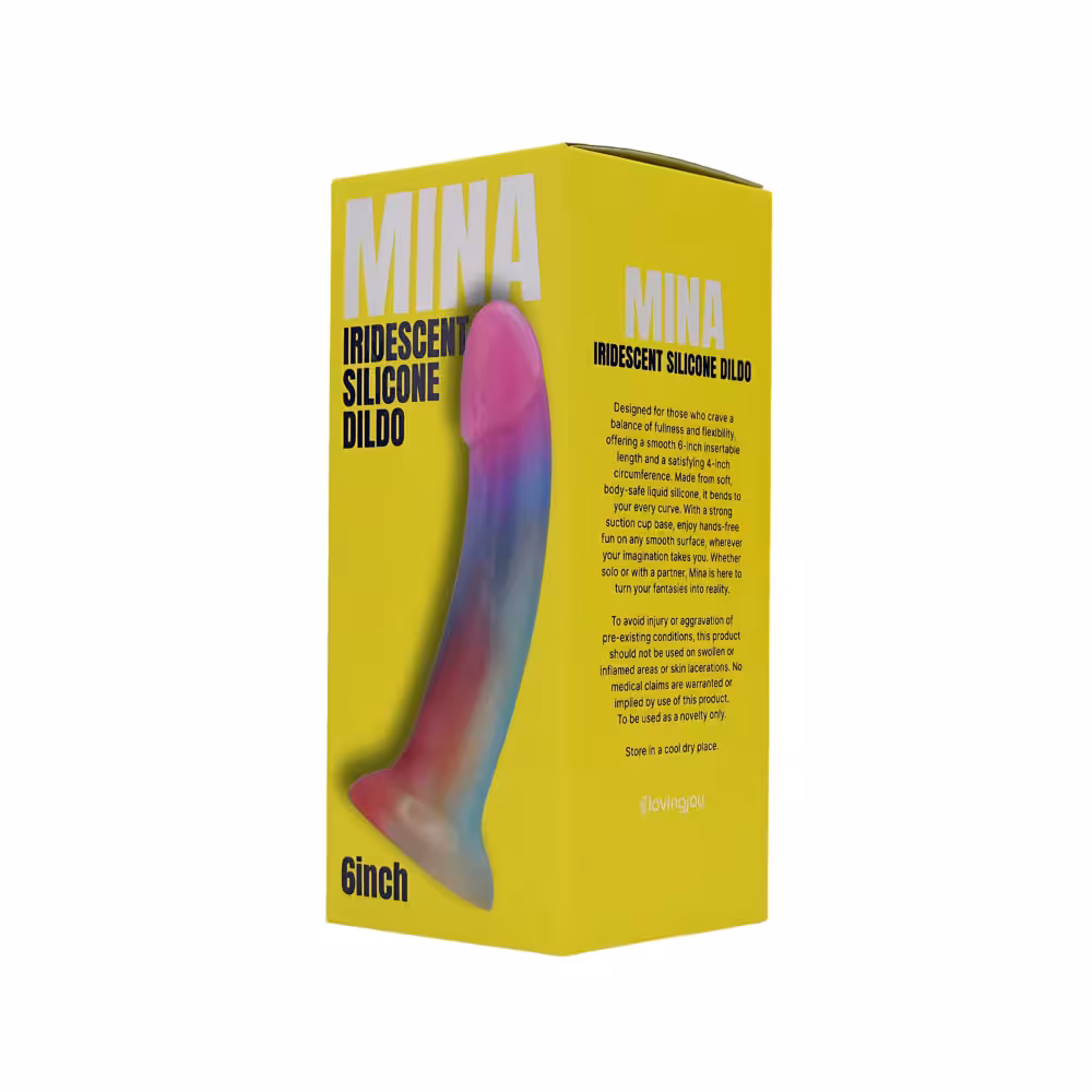 Mina Iridescent Silicone Dildo image 8
