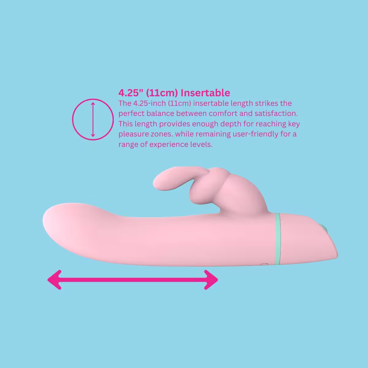 Mina Ripple Vibrating & Rotating Rabbit Vibrator image 5