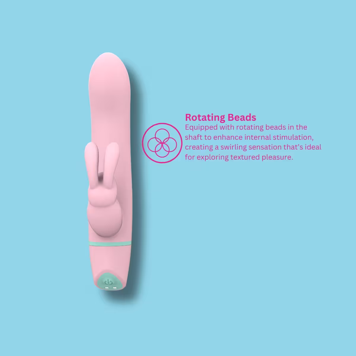 Mina Ripple Vibrating & Rotating Rabbit Vibrator image 7