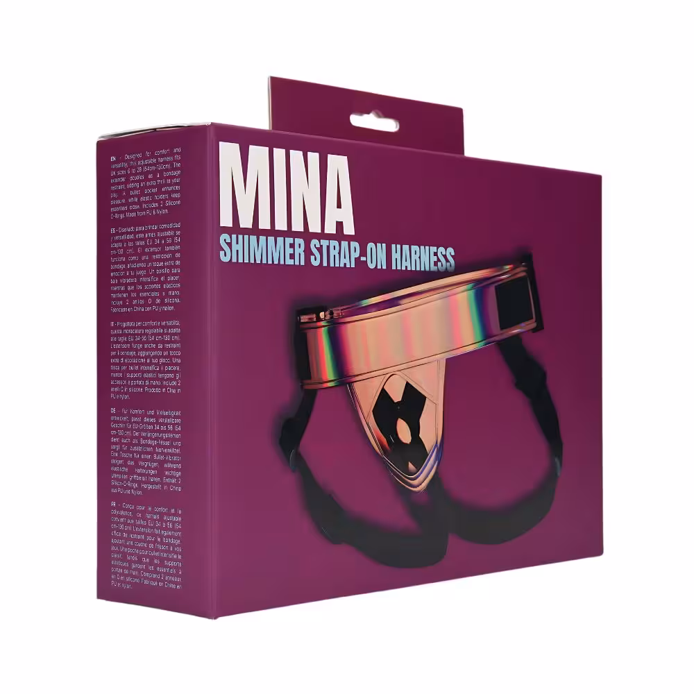 Mina Shimmer Strap-On Harness image 5
