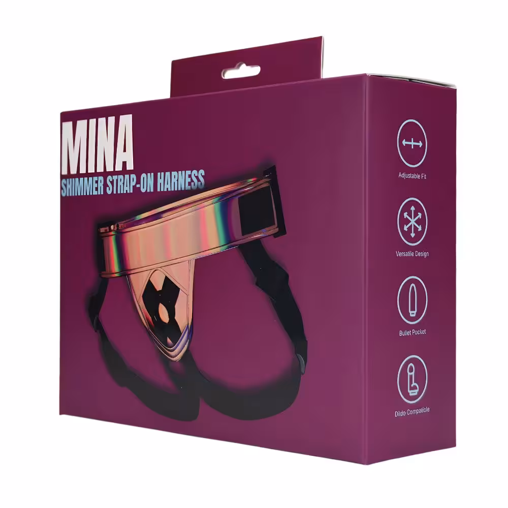 Mina Shimmer Strap-On Harness image 6