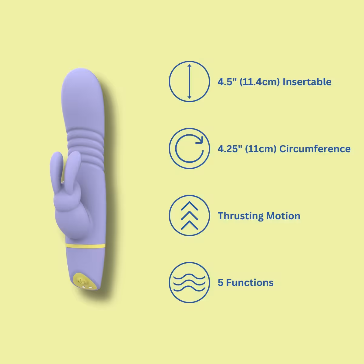 Mina Tide Thrusting Rabbit Vibrator image 4
